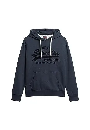 Produktbild: Superdry Herren Tonal VL Hoodie Kapuzenpullover, Bright Blue Marl, XXL
