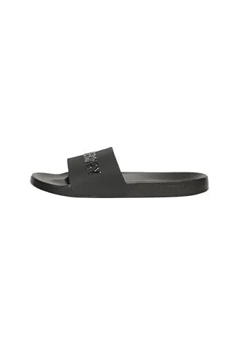 Produktbild: Superdry Herren Vegane Badesandalen mit Logo Schwarz/Schwarz 8-9