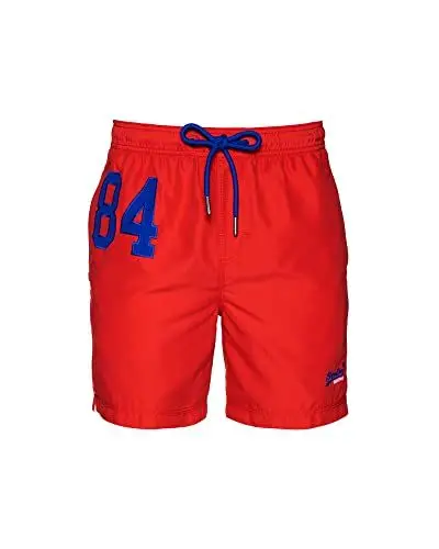 Produktbild: Superdry Herren Water Swim Shorts, Rosso (Yacht Club Red), L