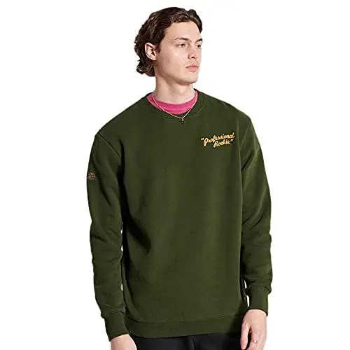 Produktbild: Superdry Herren Workwear Sweatshirt mit Rundhalsausschnitt Rifle Grün XL