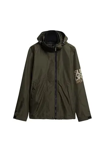 Produktbild: Superdry Herren Yachter SD Windbreaker-Jacke mit Kapuze Army Kaki XXL