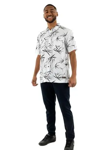 Produktbild: Superdry Herren strandhemd R1-S/S Hemd (M), Optischer Bambus, XXL