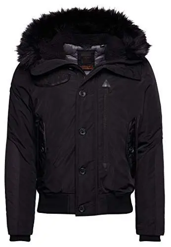 Produktbild: Superdry Herren A4 - Padded Jacket, Schwarz, 3XL EU