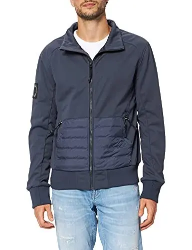 Produktbild: Superdry Mens Bonded Soft Shell Jacket, Eclipse Navy, L