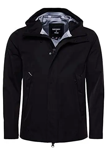 Produktbild: Superdry Mens Hooded Windbreaker, Black, X-Large