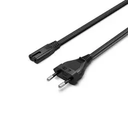 Produktbild: Superer 2-poliges Steckerkabel-Netzkabel Kabel passend für HP OfficeJet Pro deskjet drucker, Samsung LG Philips Sony Panasonic TV PC Monitor Drucker Harman Kardon Stromkabel