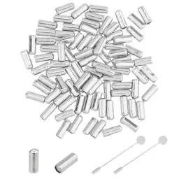 Produktbild: SUPERFINDINGS 100 Stück Broschennadeln Stopper Anstecknadel Endkappe Für Anstecknadel Mit Silikon An Der Innenseite Verschluss Nadelhalter Stopper Revers Schal Hut Sicherheitsnadeln Für Brosche