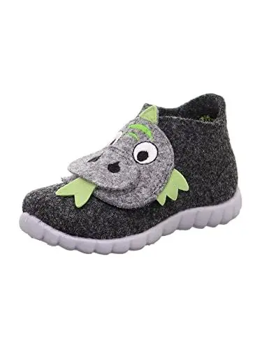 Produktbild: Superfit Baby Jungen Happy Hausschuh, SCHWARZ/GRÜN 0000, 20