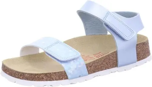 Produktbild: Superfit Mädchen Fussbettpantoffel 1000123 Hausschuh, Blau 8010, 25 EU