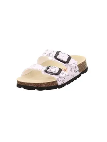 Produktbild: Superfit Fussbettpantoffel Nicht zutreffend, WEIß/SCHWARZ 1060, 24 EU Weit