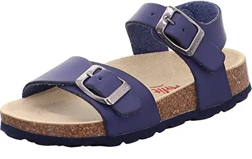 Produktbild: Superfit Fussbettpantoffel Sandale, BLAU 8000, 26 EU