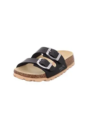 Produktbild: Superfit Jungen FUSSBETTPANTOFFEL Hausschuhe, SCHWARZ 0000
