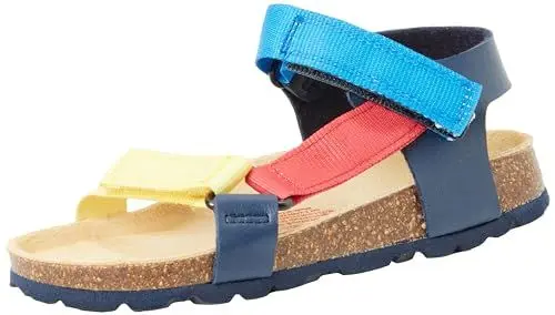 Produktbild: Superfit Jungen Fussbettpantoffel Sandale, Blau Mehrfarbig 8010, 30 EU Weit
