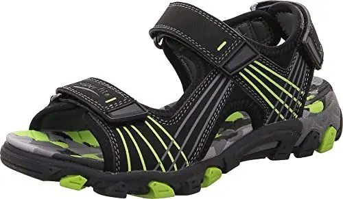 Produktbild: Superfit Jungen Henry Knöchelriemen Riemchensandalen, SCHWARZ, 39 EU