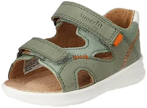 Produktbild: Superfit Jungen Lagoon Sandale, Hellgrün Orange 7500, 22 EU