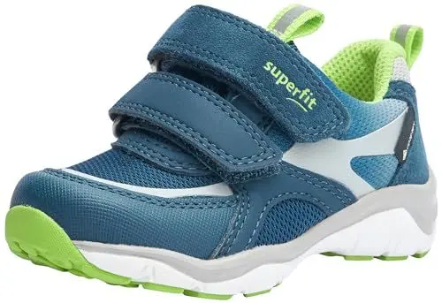 Produktbild: Superfit Jungen Sport5 Gore-tex Sneaker, Blau Hellgrün 8030, 33 EU Weit