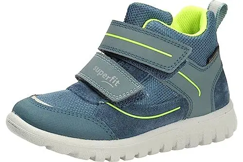Produktbild: Superfit Jungen Sport7 Mini Sneaker, Blau Gelb 8000, 21 EU Schmal