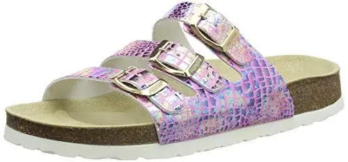 Produktbild: Superfit Mädchen Fussbettpantoffel Pantoffeln, Rose (Rose 5000), 24 EU