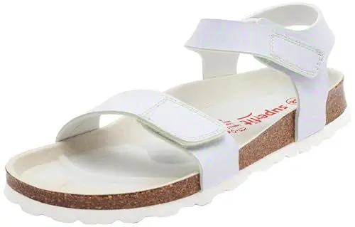 Produktbild: Superfit Fussbettpantoffel Sandale, Hellgrün/Rosa 7510, 40 EU