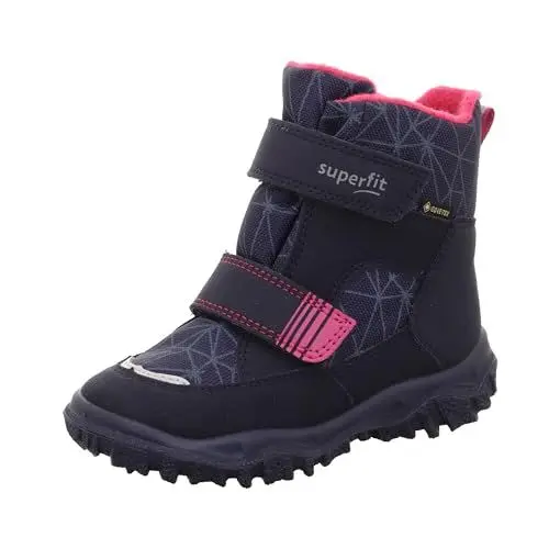 Produktbild: Superfit Mädchen HUSKY warm gefütterte Gore-Tex Schneestiefel, BLAU/PINK 8020, 26 EU