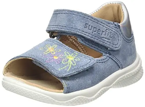 Produktbild: Superfit Mädchen Polly Sandale, Blau Silber 8000, 18 EU
