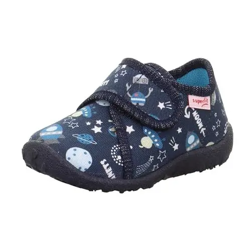 Produktbild: Superfit Spotty Hausschuhe, Dunkelblau/Mehrfarbig 8120, 19 EU Weit