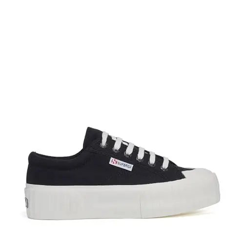 Produktbild: Superga 2631 Stripe Platform Trainer Blackwhite