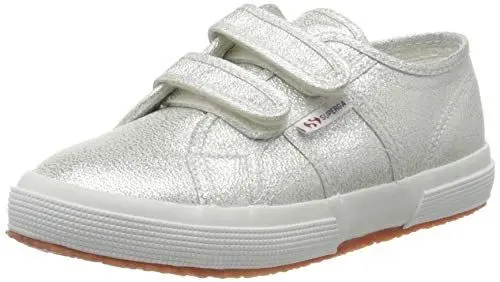 Produktbild: Superga 2750 LAMESTRAPJ Gymnastikschuhe, Silber (Grey Silver 031), 34 EU