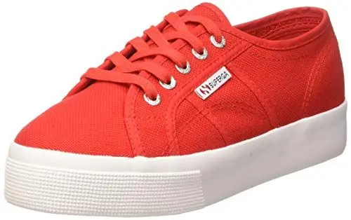 Produktbild: Superga Damen S00C3N0 Gymnastikschuhe, Rot (Red/White C90), 44 EU