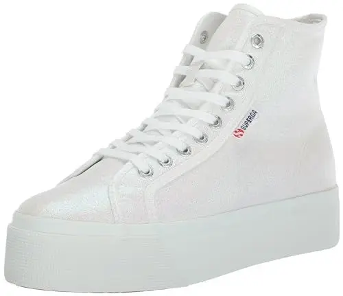 Produktbild: Superga Damen Sneaker mid 2708 Hi Top Lame Beige 40