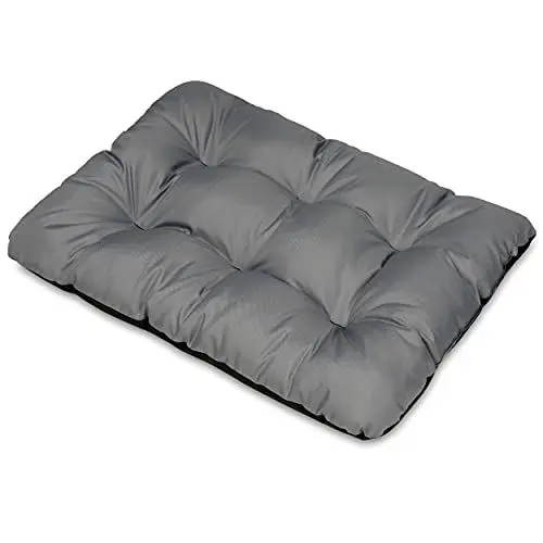 Produktbild: SuperKissen24. Hundebett Hundekissen Hundematratze Tierbett für Kleine, Mittlere und Grosse Hunde - Wasserdicht, Waschbar - Größe M - Grau