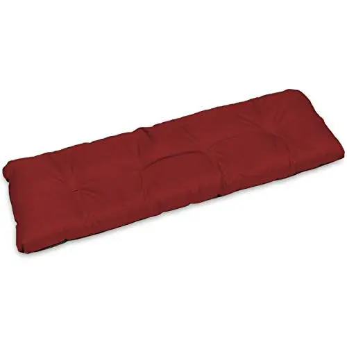 Produktbild: SuperKissen24. Sitzkissen Bankkissen Bankauflage für Gartenbank - 120x38 cm - Outdoor und Indoor - Bordeaux