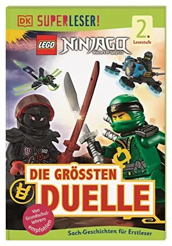 Produktbild: SUPERLESER! LEGO® NINJAGO® Die größten Duelle: Sach-Geschichten für Erstleser, 2. Lesestufe