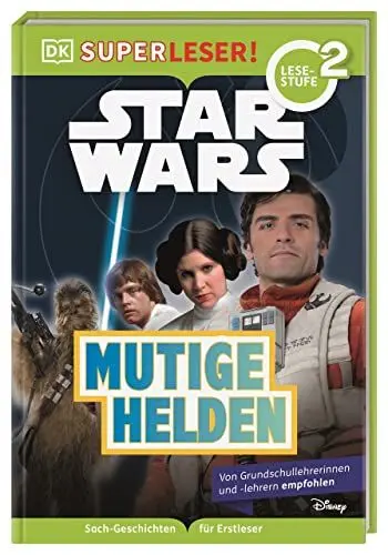Produktbild: SUPERLESER! Star Wars™ Mutige Helden: 2. Lesestufe, Sach-Geschichten für Erstleser. Für Kinder ab der 1./2. Klasse