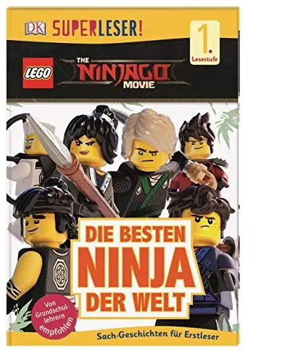 Produktbild: SUPERLESER! THE LEGO® NINJAGO® MOVIE Die besten Ninja der Welt: 1. Lesestufe Sach-Geschichten für Leseanfänger