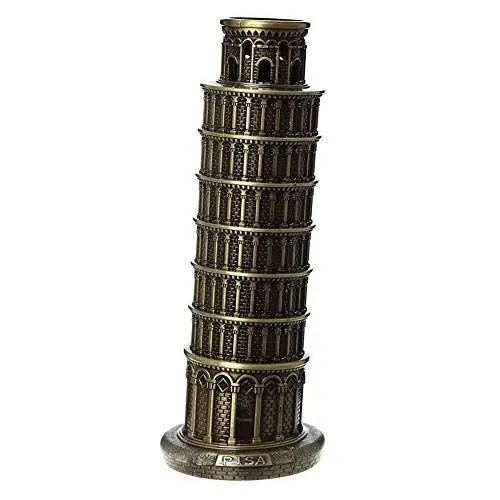 Produktbild: SUPERPOWER® 6 Zoll Retro Bronze Italien Schiefer Turm von Pisa Architektur Modell Metall Skulpturen Statuen Kunsthandwerk Sammel Figuren Wohnkultur für Geschenke Tischplatte Dekoration