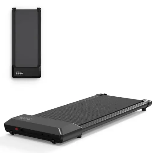 Produktbild: Superun Walking Pad Laufband, Max 134KG Schreibtsch Laufband Zuhause und Office, 1845 W Lauf-Jogging-Maschine mit Fernbedienung und LCD-Display
