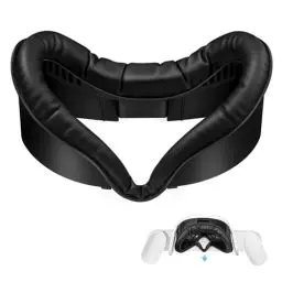 Produktbild: SUPERUS Verbesserte Facial Interface & Face Cover Pad Kompatibel mit Meta/Oculus Quest 3 Zubehör, Einzigartiges Design für die offizielle Ladestation, Weiches Leder PU Face Cushion Pad für Quest 3