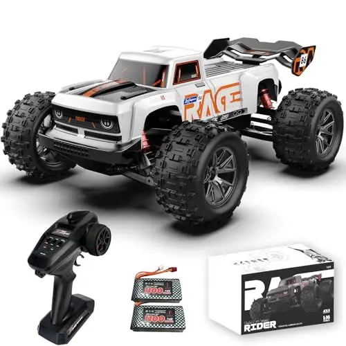 Produktbild: SupKonXi Ferngesteuertes Auto, 40 km/h RC Auto, 1:16 Hobby RC Buggy, 4WD All Terrain, Hochgeschwindigkeits RC Truck, 2,4 GHz RC Crawler, 2 Akku 40 Minuten, Tolles Geschenk für Erwachsene, Kinder