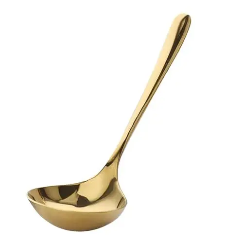Produktbild: Suppenkelle, Edelstahl, Langer Griff, Große Kapazität, Kochkelle, Servierlöffel für Suppe, Chili, Soße, Salatdressing, Pfannkuchenteig
