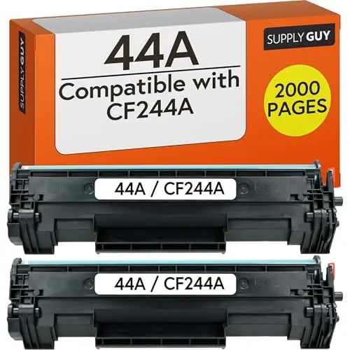 Produktbild: Supply Guy 44A CF244A Toner Schwarz kompatibel mit HP 44A CF244A für Laserjet Pro M15W M15A Laser Jet MFP M28w M28a Drucker Multipack Laserdrucker M15 M28 Patronen (2 Tonerkartuschen)