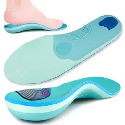 Produktbild: SUPPORTINSERT Orthopädische Einlegesohlen Sporteinlagen Arch Support Herren Damen Plantarfasziitis Pain Relief,Schmerzlinderung Schuheinlagen Plattfüße Sohle Fersensporn Komfort Einlagen,250MM