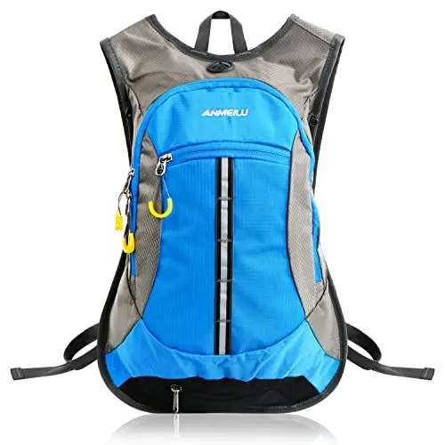Produktbild: SUPRBIRD Fahrradrucksack,15L Wasserdichter Fahrradrucksack,Damen & Herren Wanderrucksack Outdoorucksack MTB Rucksack Ultralight Trinkrucksack Motorrad Rucksack wandern Skirucksack (Blau)