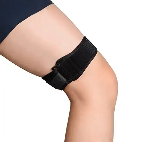Produktbild: supregear Patella Kniebandage, Einstellbare Iliotibial, Knie, Oberschenkel, Hüft und ITB Syndrom Kompressionswickelstütze, Atmungsaktive Osgood Schlatters Stabilisatororthese für Männer Frauen