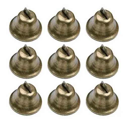 Produktbild: SUPVOX Mini Glocke Deko Rassel Glocke Mini Jingle Bells DIY Handgemachte Accessoires 38mm 20 Stück (Bronze)