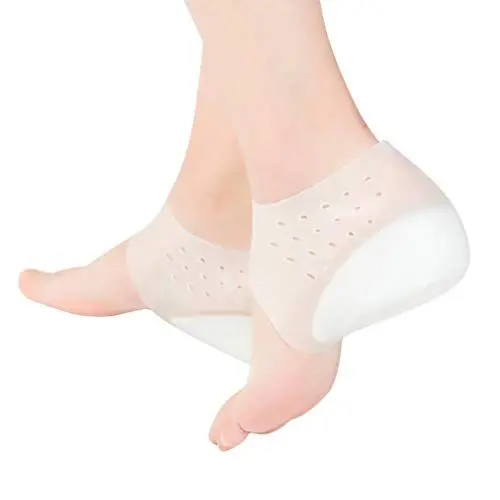 Produktbild: SUPVOX Silikon Erhöht Einlegesohlen Fersenschutz Gelkissen Fersensporn Erhöhung Fersenkissen Fersensock Fußpflege für Frauen Männer 1 Paar (5cm)