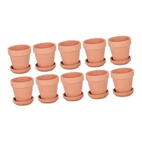 Produktbild: Supvox 10 Sätze Pflanzschale Blumenkasten Blumenkübel Blumenschale Ton Blumentopf Pflanzkübel Terracotta Pflanztopf Terracotta Topf Kleine Terrakotta Topf Ton Pflanztopf Hochzeit Pflanze
