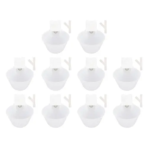 Produktbild: Supvox Wasserspender Für Küken Wasserhalter Trinkflasche Für Papageien – Automatischer Trinkbrunnen – 10er-Pack