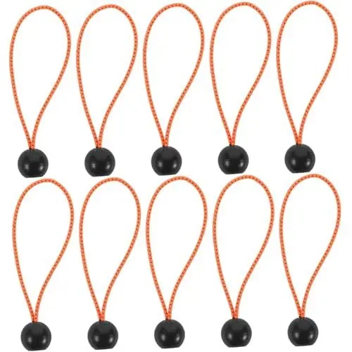 Produktbild: Supvox 10 Stücke Heavy Duty Plane Clips Camping Zelt Befestigung Schnallen Elastische Seil Für Outdoor Ausrüstung