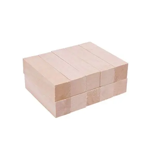 Produktbild: Supvox 10 stücke Carving Blocks massivholz Whittling kit große linde Carving kit anfänger holzschnitzerei Block für Kinder Erwachsene anfänger